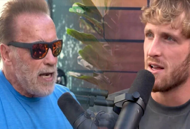 Arnold Schwarzenegger joined wrestler Logan Paul on his podcast