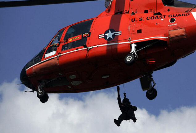 Boater arrested after opening fire on Coast Guard helicopter