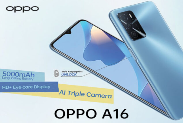 Oppo A16 price in Pakistan & features