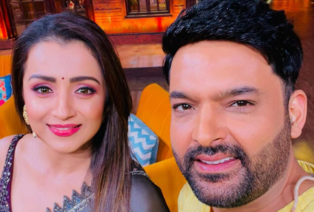 Kapil Sharma shares BTS photos with Trisha Krishnan