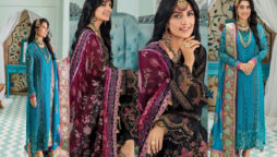 Ayeza Khan exudes elegance in contemporary desi style outfits