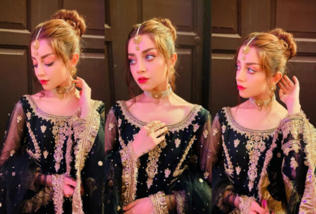 Alizeh Shah looks ravishing in Black traditional outfit