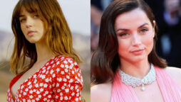 Ana de Armas shines in gold at the ‘Blonde’ premiere