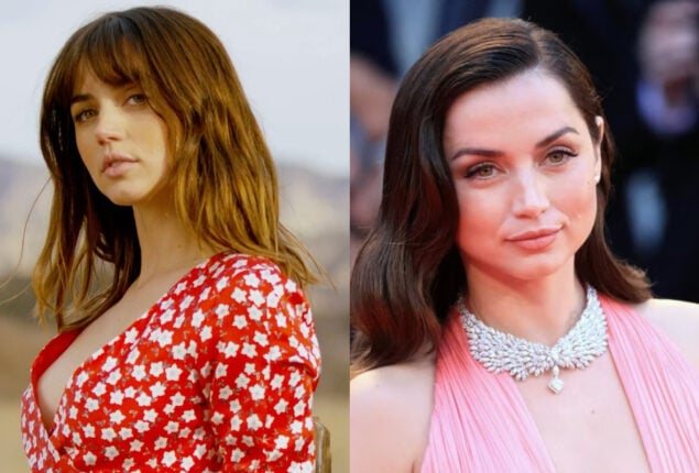 Ana de Armas shines in gold at the ‘Blonde’ premiere