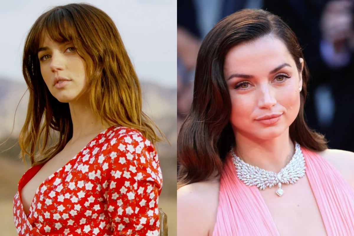Ana de Armas shines in gold at the 'Blonde' premiere