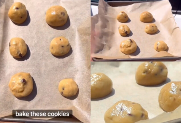 Watch viral: Man tries baking some cookie dough balls inside his car