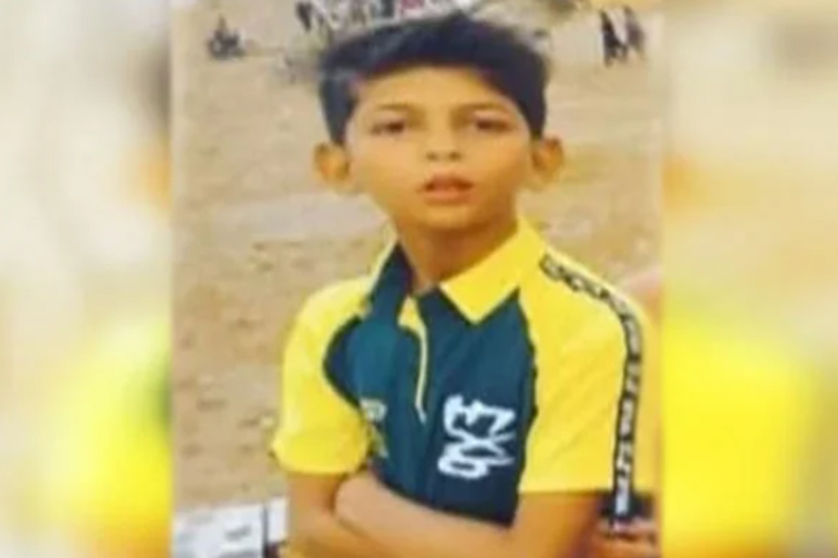 Father sets son on fire