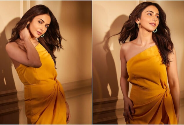 Rakul Preet Singh looks sizzling in one-shoulder mini dress
