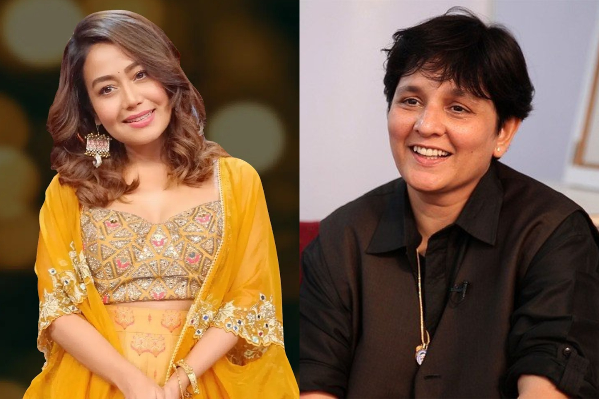 Neha Kakkar and Falguni Pathak
