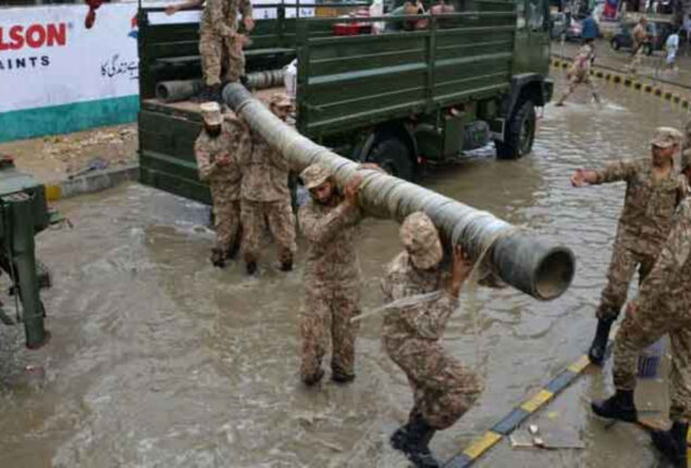 Pak army continues relief operation at PARCO pumping station