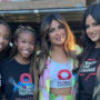 Harnaaz Sandhu poses with PeeCee at Global Citizen Festival
