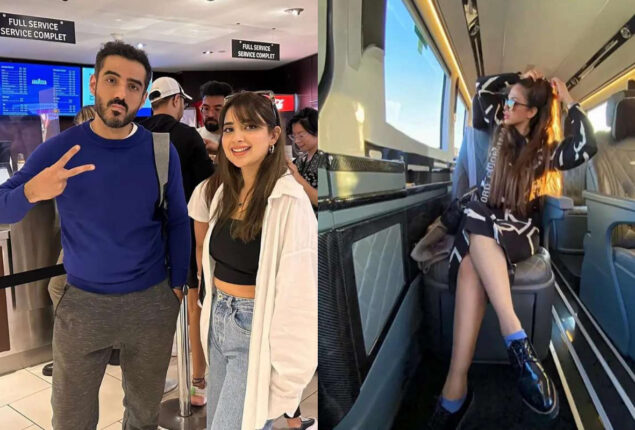 Saboor Aly and Sonya Hussyn off to Toronto for Hum Style Awards 2022