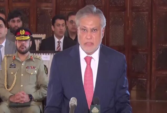 Ishaq Dar to steer wheel of Finance Ministry, sworn in as federal minister