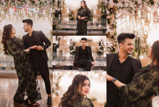 Kanwal Aftab & Zulqarnain spotted twinning in black
