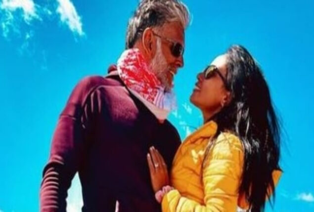 Milind Soman wishes wife Ankita Konwar on her birthday