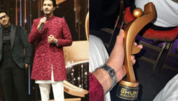 Momal Sheikh congratulates her brother Shahzad for winning award for his impactful work