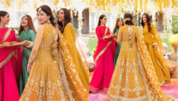 Naimal Khawar in Afrozeh’s latest wedding formal collection