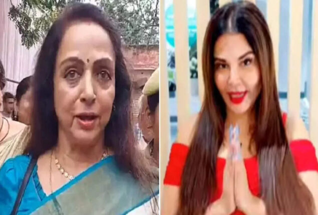 Rakhi Sawant reacts to Hema Malini’s criticism about joining politics