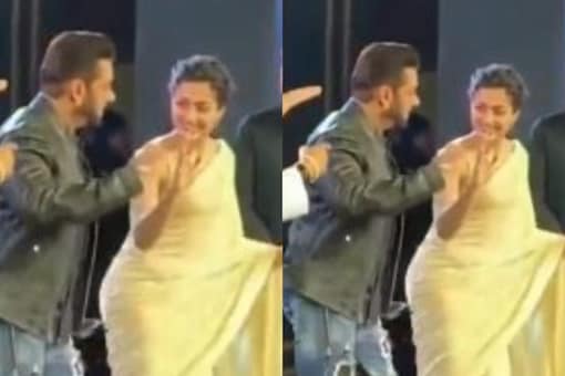 Rashmika Mandanna and Salman Khan dances on Saami Saami Song