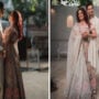 Richa Chadha and Ali Fazal twin in white for sangeet ceremony