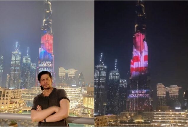 Shah Rukh Khan appears on Burj Khalifa once more