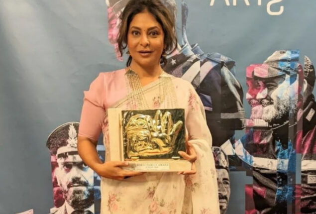 Shefali Shah wins Alberto Sordi Family Award