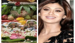 Shilpa Shetty performs pooja to mark beginning of Navratri