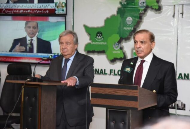 PM, UN Secy-General call for ‘massive global support’ for Pakistan’s flood disaster
