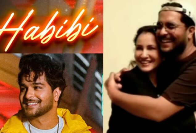 Saba Faisal and Asim Azhar singing and juking on his latest single ‘Habibi’