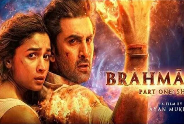 Brahmastra, starring Ranbir Kapoor and Alia Bhatt, is the highest grossing movie worldwide at 300 crore