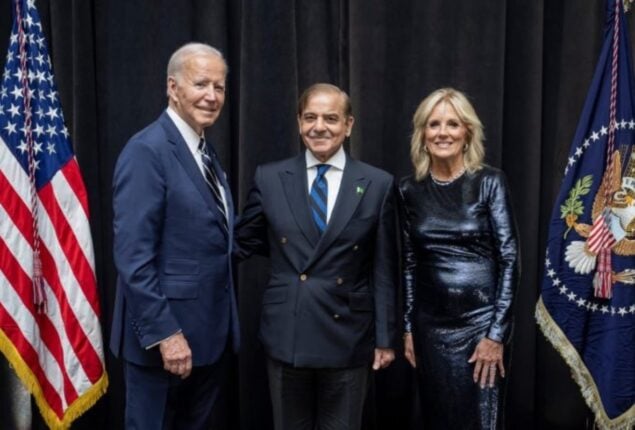 PM Shehbaz Sharif meets US President Biden