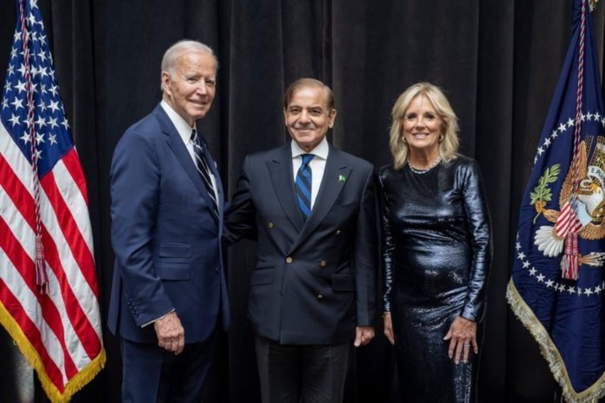 PM Shehbaz Sharif meets US President Biden