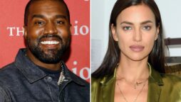 Kanye West and ex-girlfriend Irina Shayk reunite and share a nice moment