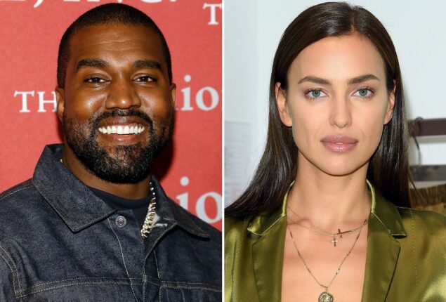 Kanye West and ex-girlfriend Irina Shayk reunite and share a nice moment