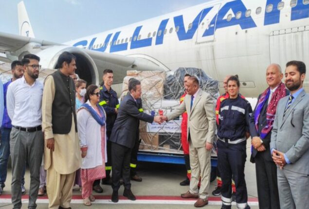 France sends aircraft carrying relief items for flood victims