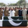 Funeral prayers of Harnai helicopter crash martyrs offered