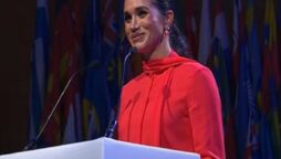 Royal observers respond to Meghan Markle’s first statement in public since Megxit in the UK