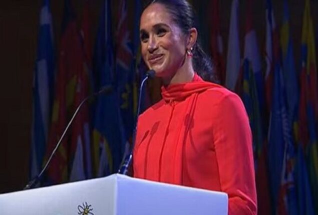 Royal observers respond to Meghan Markle’s first statement in public since Megxit in the UK