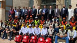 27-member Palestinian Disaster Response Team arrives in Pakistan