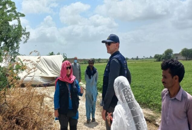 EU officials visit relief camp in Thatta, assess flood situation