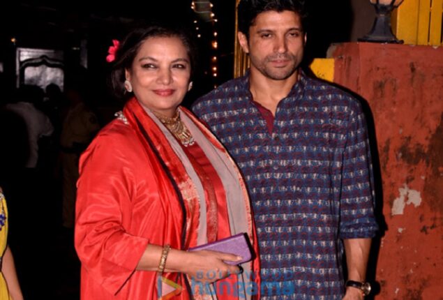 Farhan Akhtar sends his best wishes to Shabana Azmi on her birthday