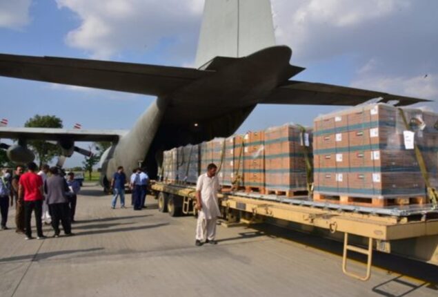 PM thanks UAE for continued support as more flood relief flights arrive