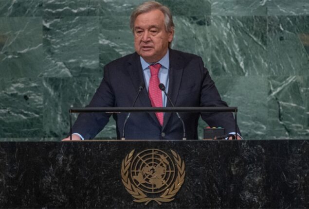UN chief urges world to help nations, facing climate challenge, especially Pakistan