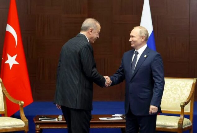 Erdogan: Turkey and Russia will examine Putin’s idea for a gas hub