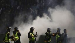 Tear gas used in a deadly Indonesian football stampede