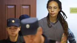 Brittney Griner attends an appeal hearing