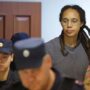 Brittney Griner attends an appeal hearing