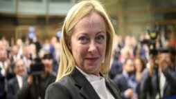 Italian Prime Minister Giorgia Meloni is about to take the oath of office