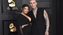 Kourtney Kardashian celebrates first anniversary of Travis Barker’s lovely proposal