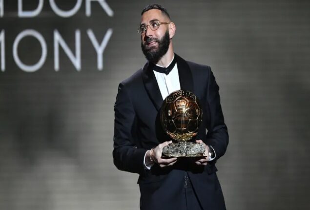 Karim Benzema wins the first prestigious Ballon d’Or award